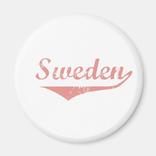 Zweden Revolutie Stijl Magneet (Voorkant)