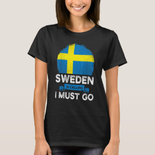 Zweden roept dat ik moet gaan wortelen in het Zwee T-shirt