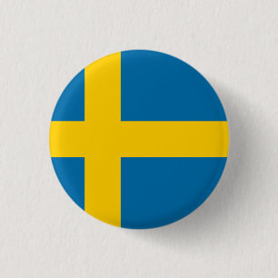 Zweden Ronde Button 3,2 Cm