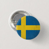 Zweden Ronde Button 3,2 Cm (Voorkant /achterkant)