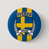 Zweden Ronde Button 5,7 Cm (Voorkant)