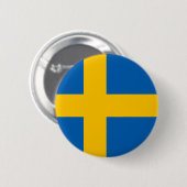 Zweden Ronde Button 5,7 Cm (Voorkant /achterkant)
