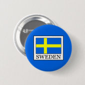 Zweden Ronde Button 5,7 Cm (Voorkant /achterkant)