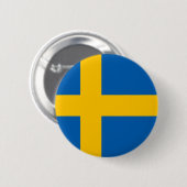 Zweden Ronde Button 5,7 Cm (Voorkant /achterkant)