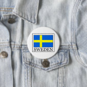 Zweden Ronde Button 7,6 Cm (In situ)