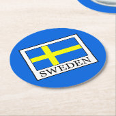 Zweden Ronde Kartonnen Onderzetter (Gebogen)