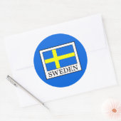 Zweden Ronde Sticker (Envelop)