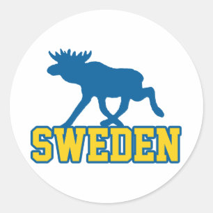 Zweden Ronde Sticker