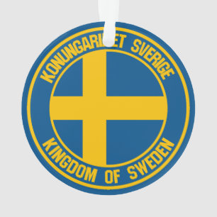 Zweden Round Emblem Ornament