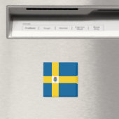 Zweden-Royal, Zweedse vlag Magneet (Insitu (Vaatwasser))