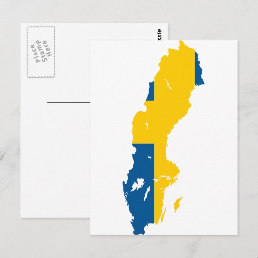 Zweden SE Briefkaart (Voorkant / Achterkant)