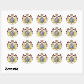 Zweden SE Ronde Sticker (Vel)