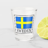 Zweden Shot Glas (Voorkant)