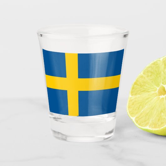 ZWEDEN SHOT GLASS GLAS (Voorkant)