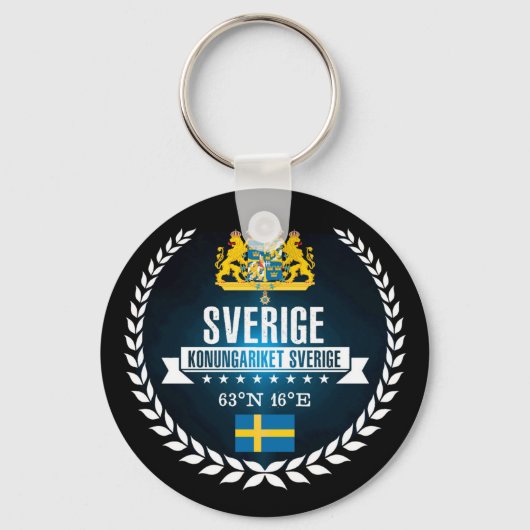 Zweden Sleutelhanger (Voorkant)