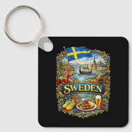 Zweden Sleutelhanger