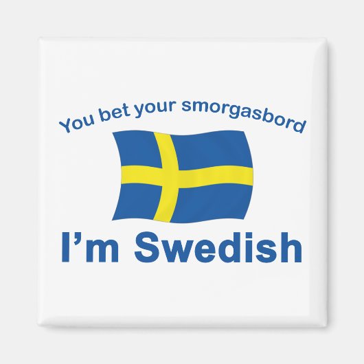 Zweden Smorgasbord 1 Magneet (Voorkant)