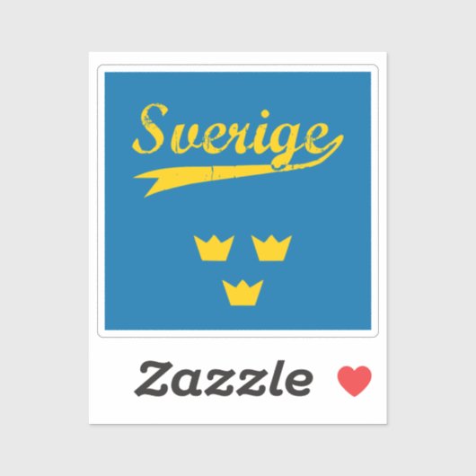 Zweden Sticker (Vel)