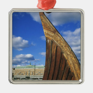 Zweden, Stockholm, haven, vanuit Gamla Stan, Metalen Ornament