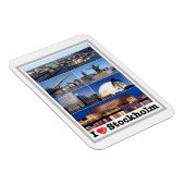 Zweden - Stockholm - I Love - Magneet (Rechterzijde)