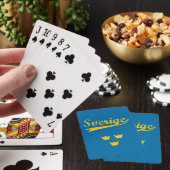 Zweden, Sverige, 3 kronen Speelkaarten (Insitu)