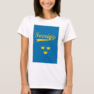 Zweden, Sverige, 3 kronen T-shirt