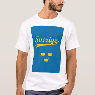 Zweden, Sverige, 3 kronen T-shirt