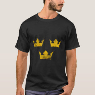 Zweden Sverige Hockey Tre Kronor Drie kronen T-shirt