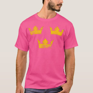 Zweden Sverige Hockey verontrust T-shirt