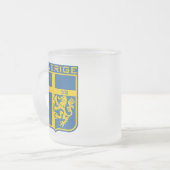 Zweden Sverige Matglas Koffiemok (Voorkant links)