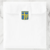 Zweden Sverige Ronde Sticker (Tas)