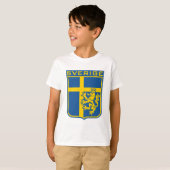 Zweden Sverige T-shirt (Voorkant volledig)