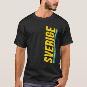 Zweden T shirt Zweeds Vlag Sverige Gift Love Souv
