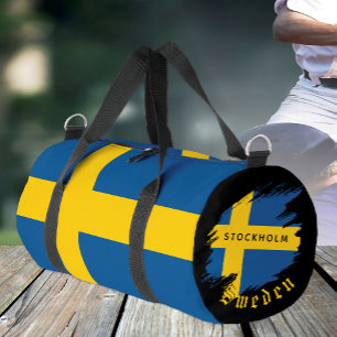 Zweden Tas, Stockholm, reizen, Zweedse Vlag Plunjezak
