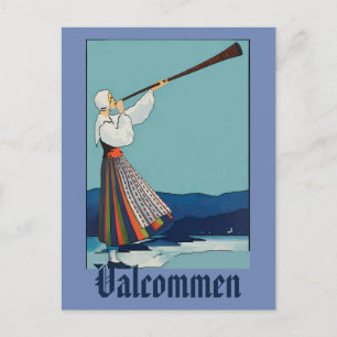 Zweden, tekst toevoegen, briefkaart