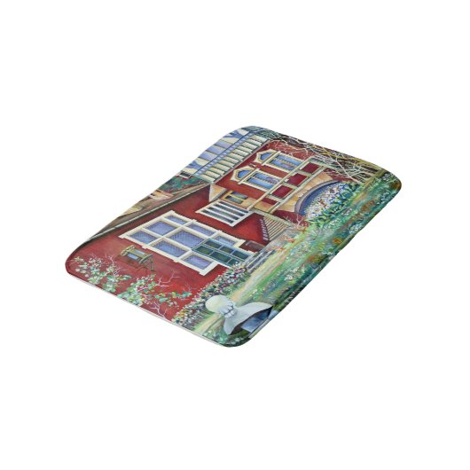 Zweden, traditioneel landschap badmat (Gekanteld)