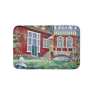 Zweden, traditioneel landschap badmat