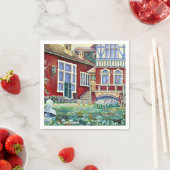 Zweden, traditioneel landschap servetten (Insitu)