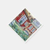 Zweden, traditioneel landschap servetten (Hoek)