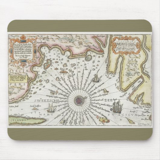 Zweden tussen Kalmar en Stockholm Joannes van Doet Muismat (Voorkant)