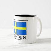 Zweden Tweekleurige Koffiemok (Voorkant rechts)