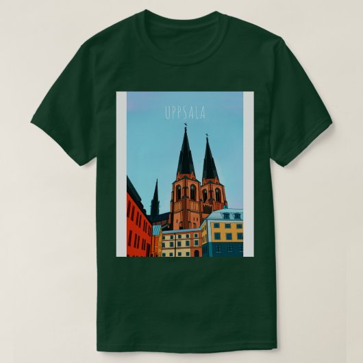 Zweden Uppsala T-shirt (Design voorkant)