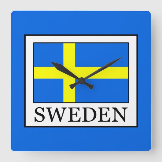 Zweden Vierkante Klok (Voorkant)