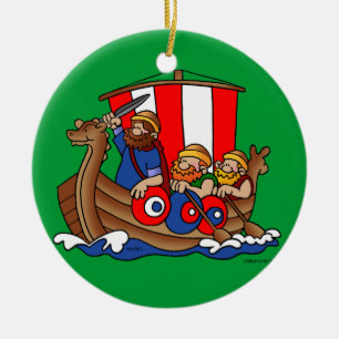 Zweden - Viking kerstversiering Keramisch Ornament
