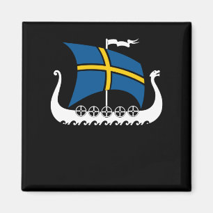 Zweden Viking Ship Valhalla Swedish Viking Ship Magneet