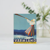 Zweden Vintage-briefkaart  Briefkaart (Staand voorkant)