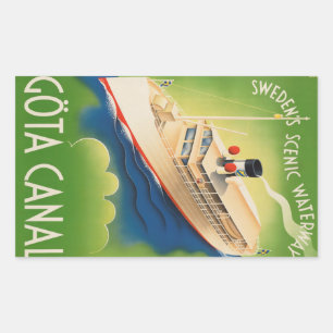Zweden Vintage Reizen stickers
