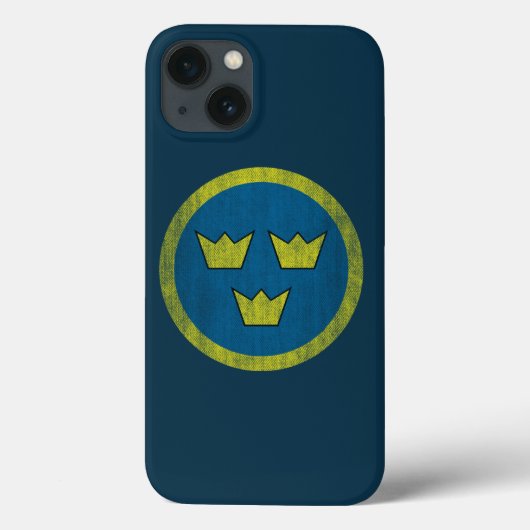 Zweden Vintage Roundel iPhone 6 hoes (Achterkant)