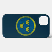 Zweden Vintage Roundel iPhone 6 hoes (Achterkant (horizontaal))