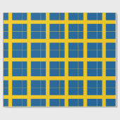 Zweden Vlag Inpakpapier (Vlak)